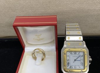 Cartier（カルティエ）3連リング/時計お買取りいたしました。